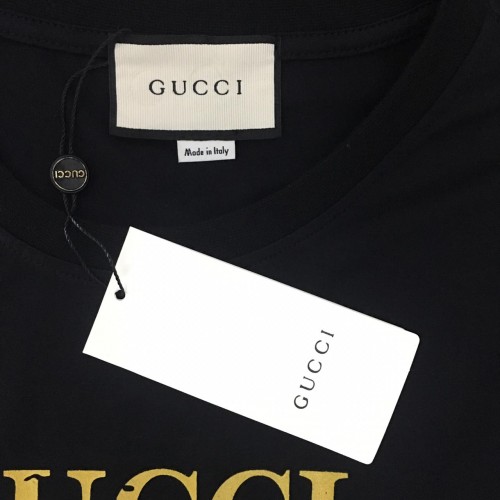 GG Box Logo Glossy Gold Tee Black